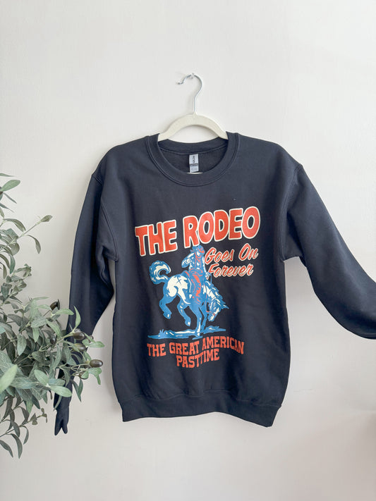 Rodeo Graphic Sweatshirt, Black