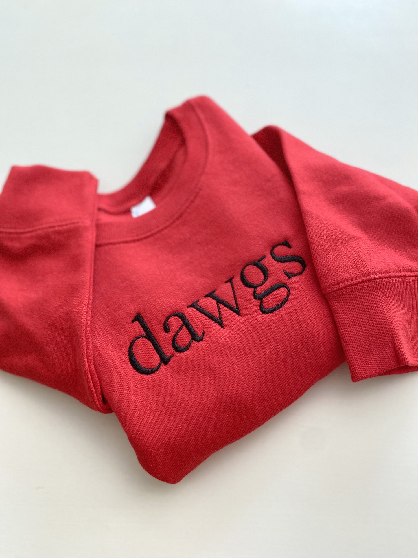 Kids Name Sweatshirt -- Embroidered, Toddler, + Youth Sizes