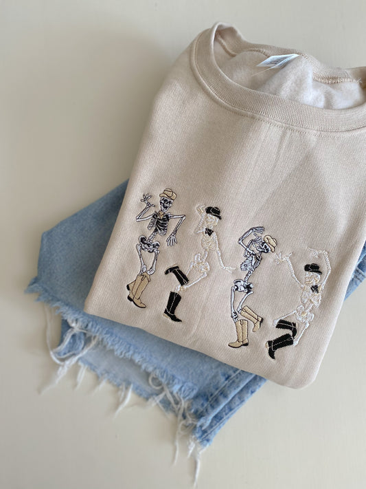 Cowboy Skeletons Shirt -- Tee OR Sweatshirt