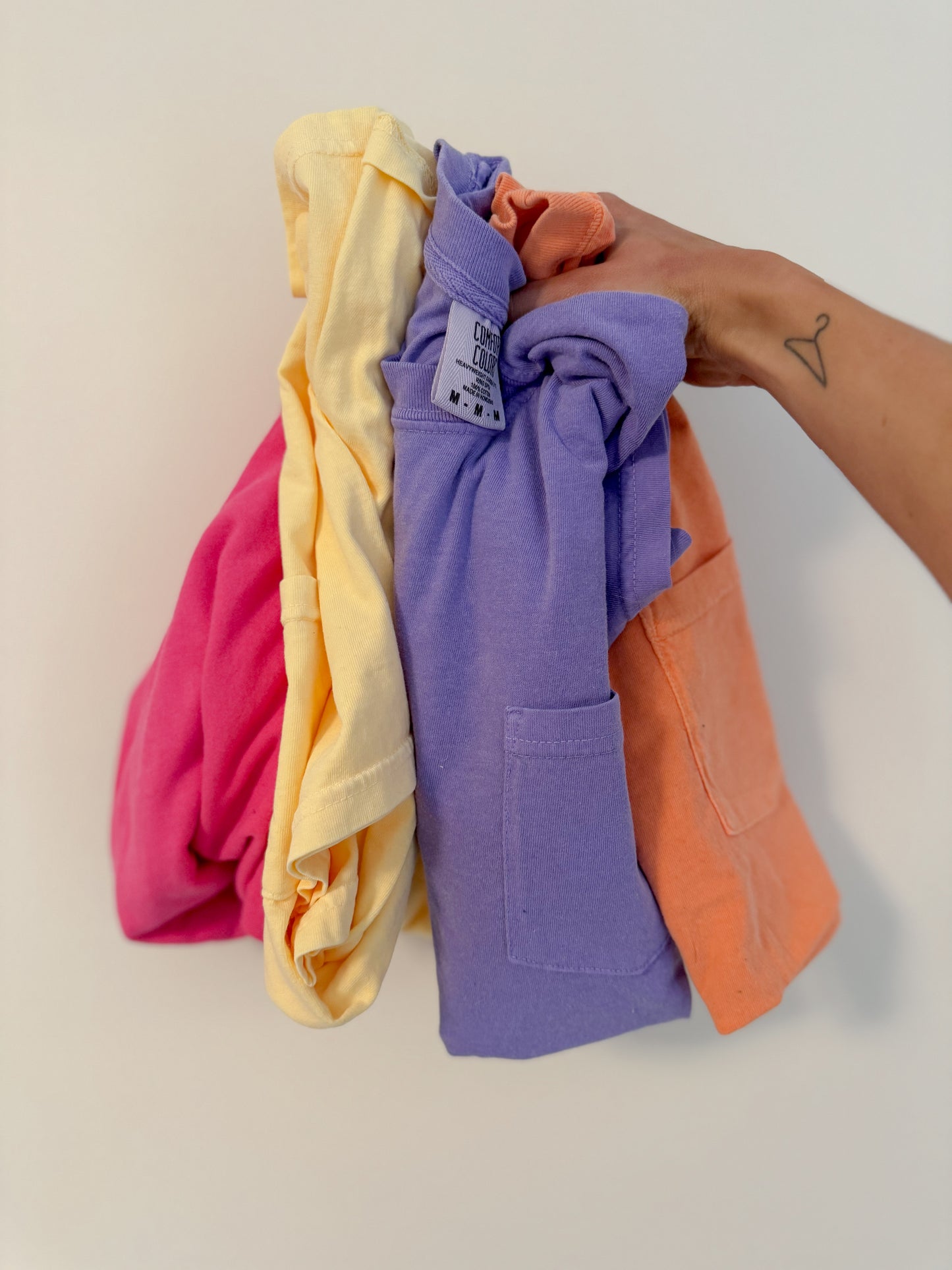 Surprise Comfort Colors Tshirt Sale -- Simple Monogram Tee