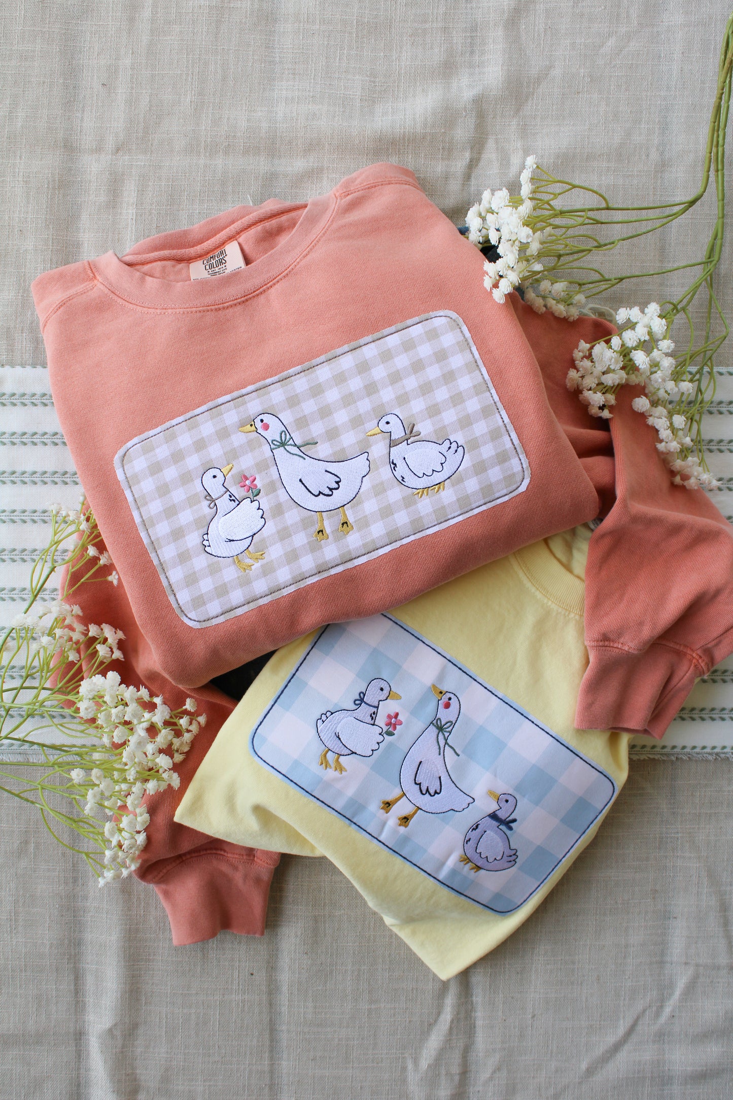 Duck, Duck, Goose Fabric Patch Shirt