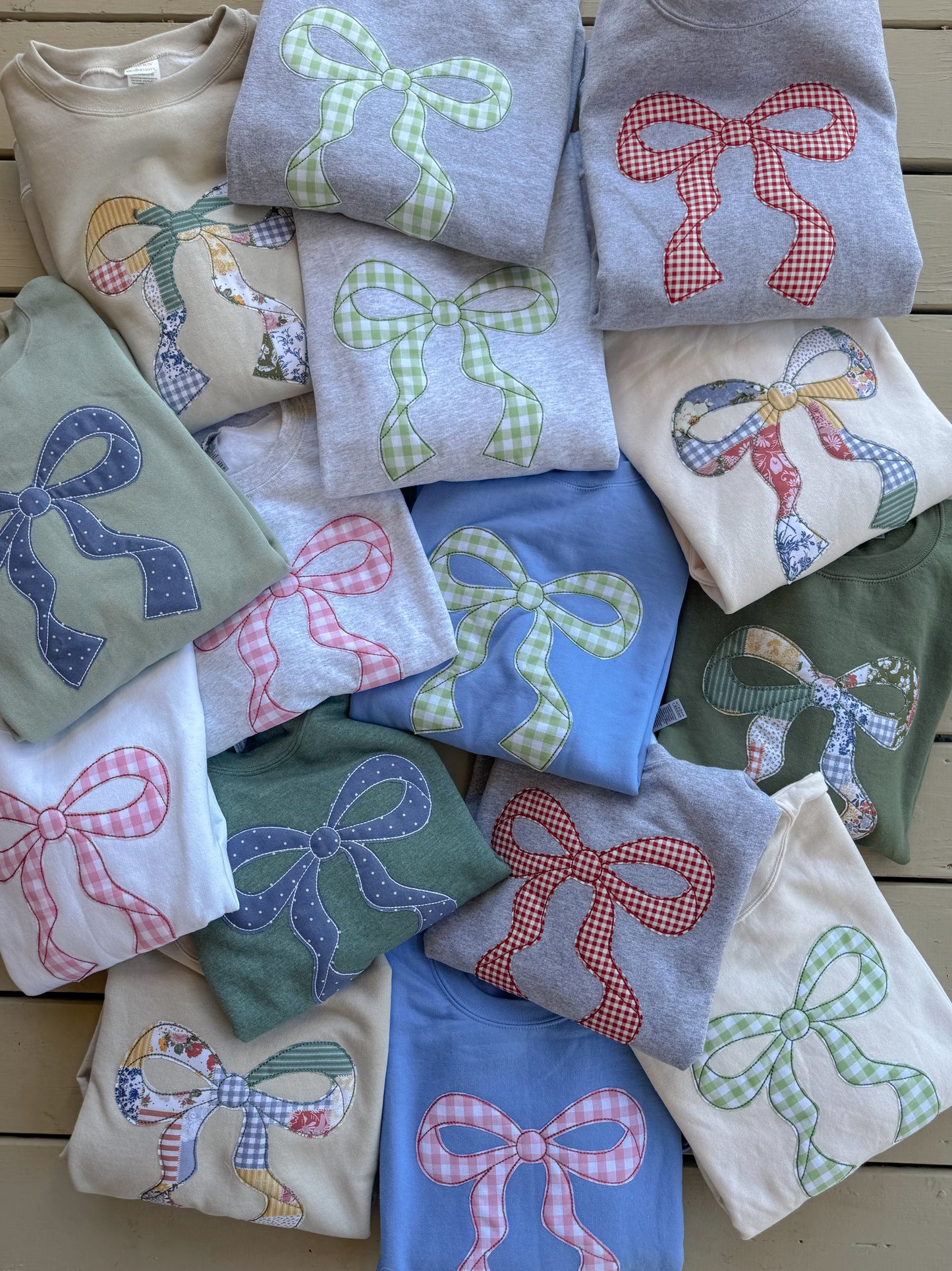 Fabric Bow Sweatshirt SALE! -- Surprise Bow Sweatshirt