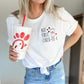 But First, CFA -- Tee OR Crewneck!, Embroidered, Add Your Monogram