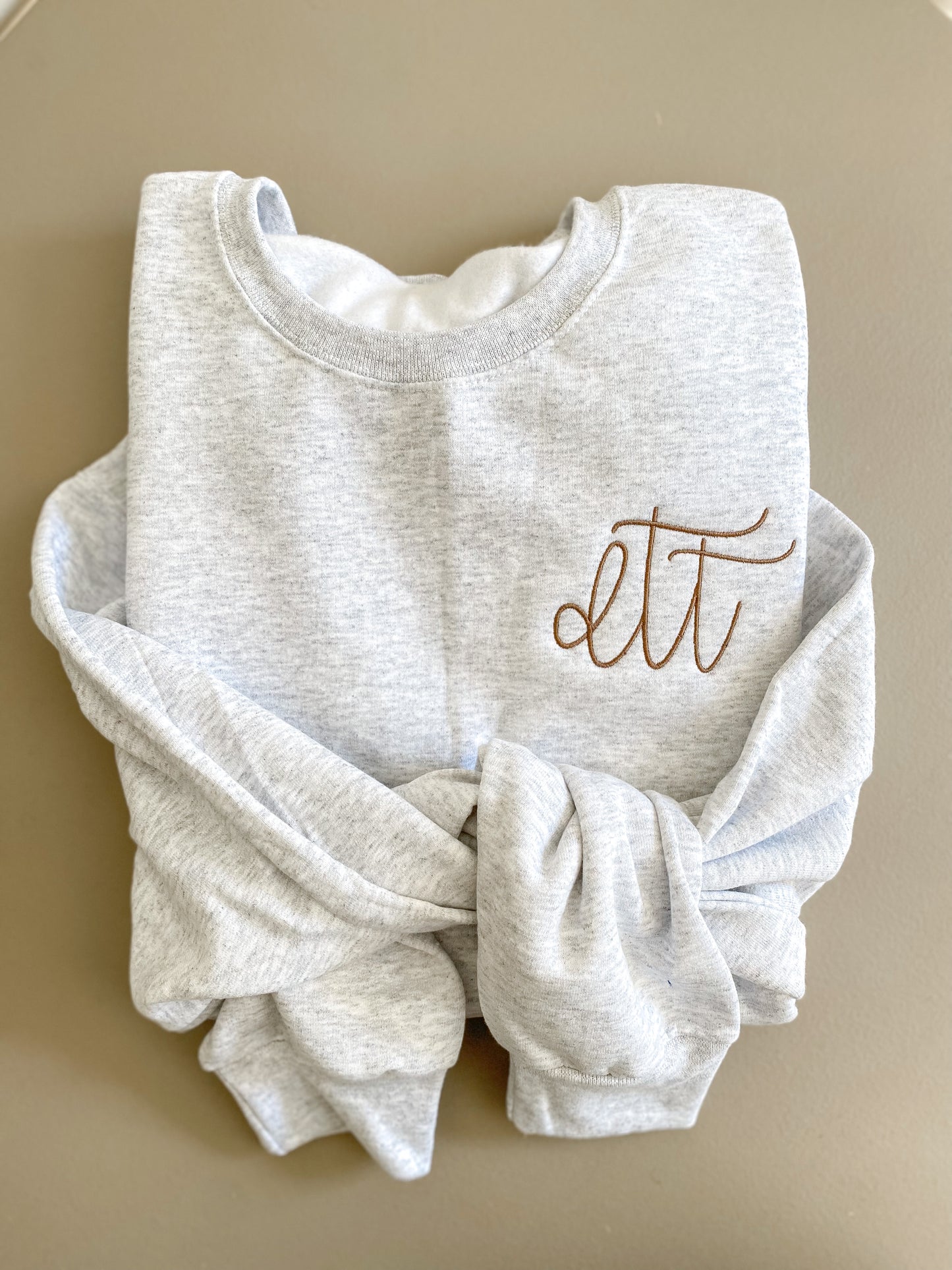 Simple Monogram Sweatshirt
